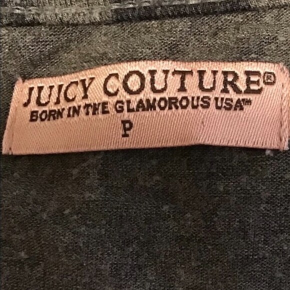 Juicy Couture Sweater Leopard Black and Grey PXS NWOT - Picture 3 of 3